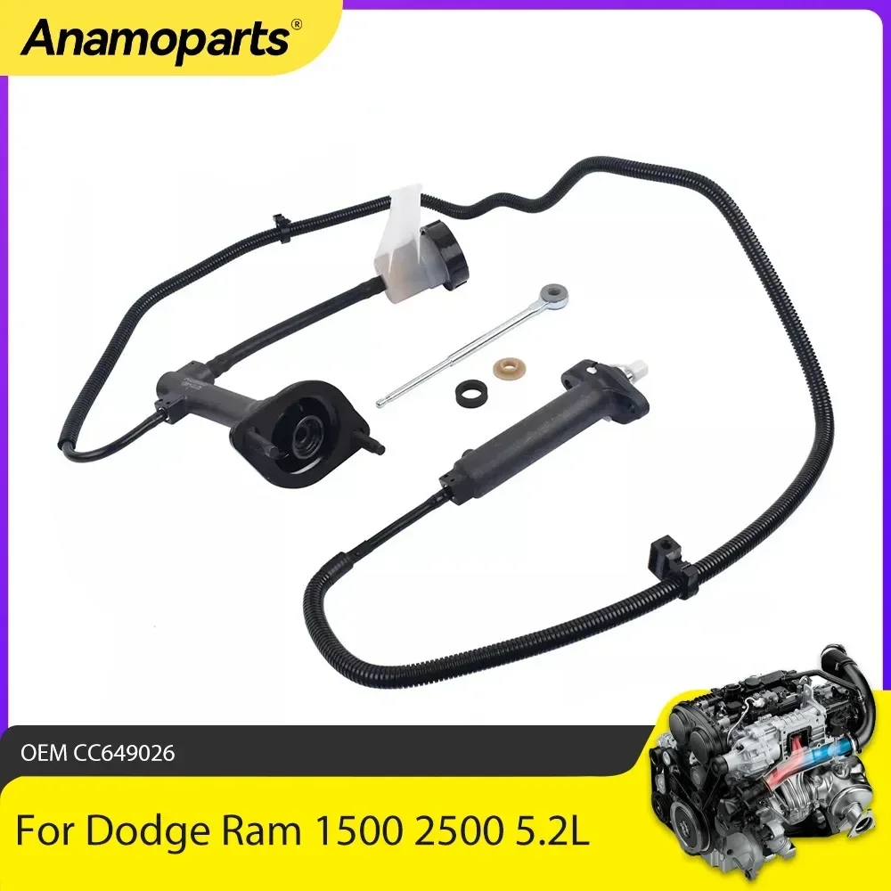 Clutch Master and Slave Cylinder Assembly Fit 3.9 5.2 5.9L For Dodge Ram 1500 2500 3500 3.9 5.2 5.9L CC649026 2000-2001
Clutch Master and Slave Cylinder Assembly Fit 3.9 5.2 5.9L For Dodge Ram 1500 2500 3500 3.9 5.2 5.9L CC649026 2000-2001