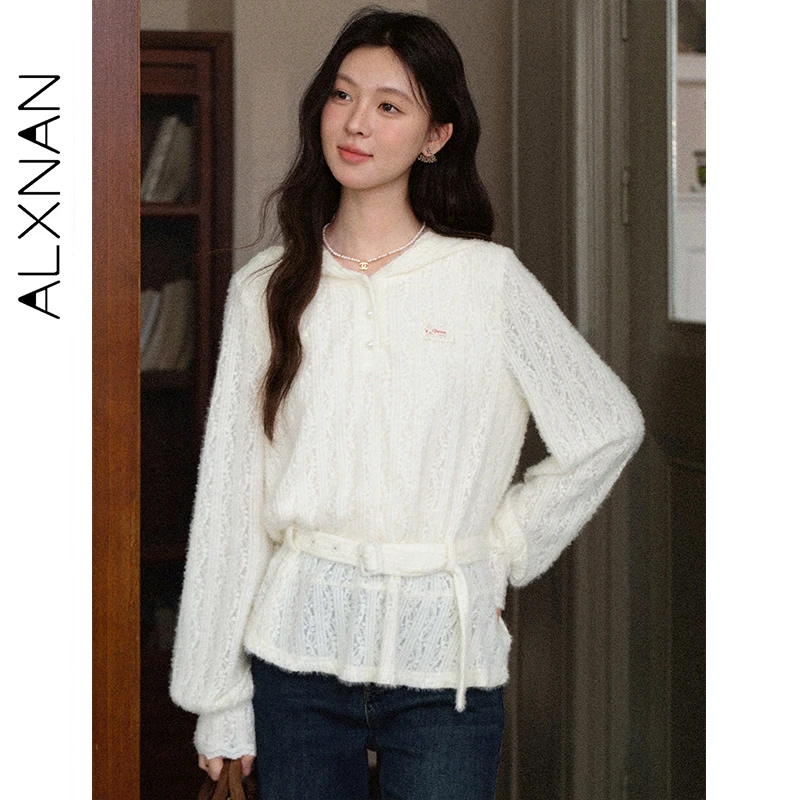 ALXNAN свитер с капюшоном, женские осенние новые свободные абрикосовые пуловеры с длинными рукавами, 2025 г., повседневные элегантные женские топы L58117
ALXNAN свитер с капюшоном, женские осенние новые свободные абрикосовые пуловеры с длинными рукавами, 2025 г., повседневные элегантные женские топы L58117