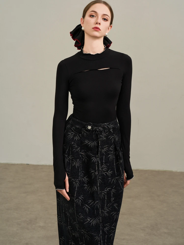 Niniliuiu Slim Fit Color Blo Hole Design Top Bla White Base Layer Spring Autumn Hollow out Overhead Commuting Sle
Niniliuiu Slim Fit Color Blo Hole Design Top Bla White Base Layer Spring Autumn Hollow out Overhead Commuting Sle