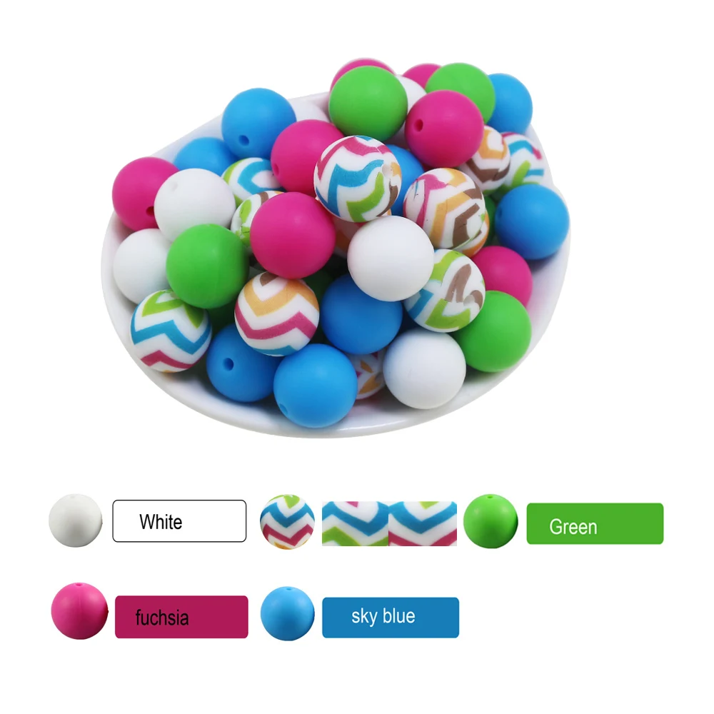 BPA Free Silicone Loose Beads Round Bead For Pens 100pcs Food Grade Silicone Chew Beads for Kids TeethingTeether Toys Jewelry
BPA Free Silicone Loose Beads Round Bead For Pens 100pcs Food Grade Silicone Chew Beads for Kids TeethingTeether Toys Jewelry