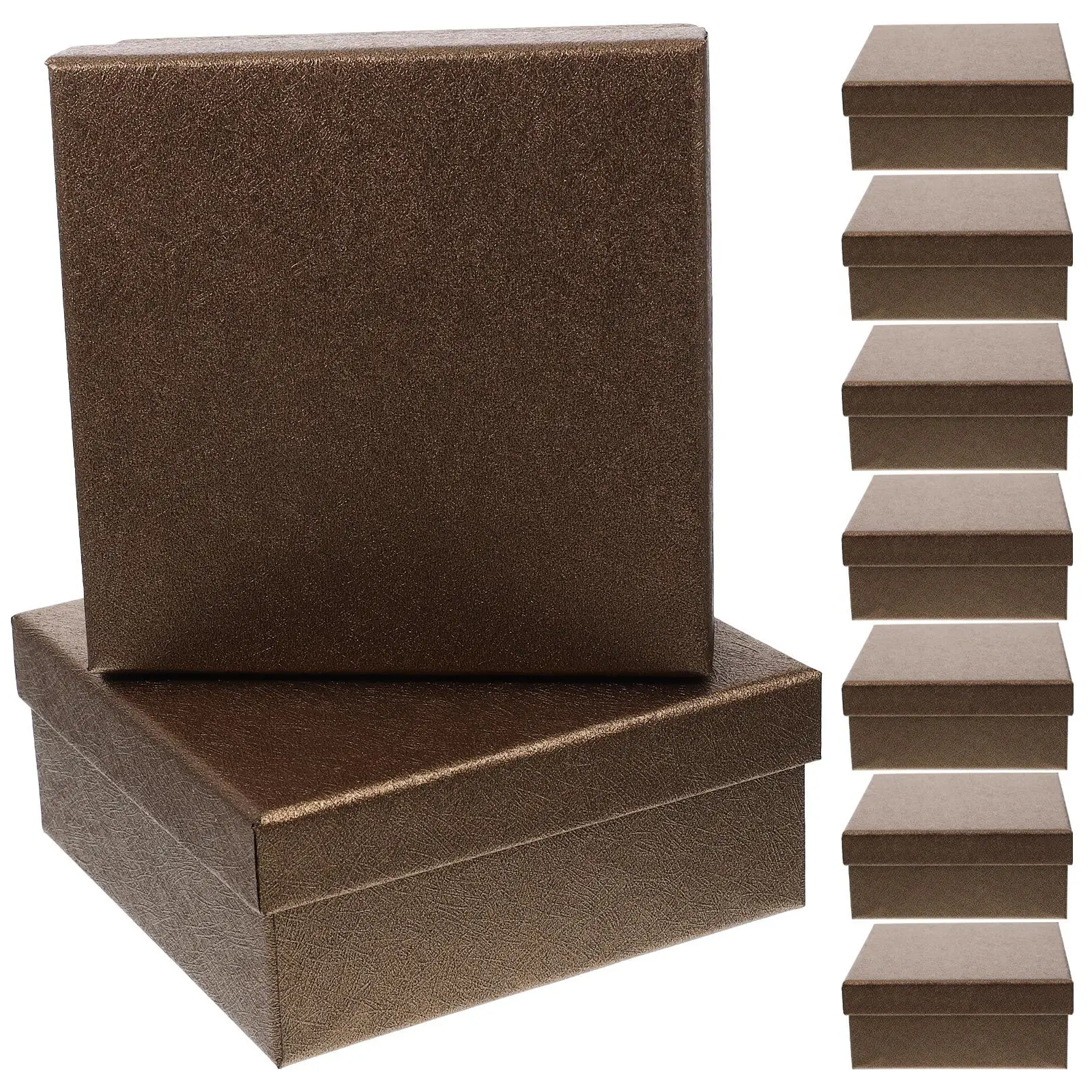 10Pcs Gift Boxes Square Shaped Christmas Packing Elegant Wrapping Paper Thicken Container Reusable Candy Box Wedding Packaging
10Pcs Gift Boxes Square Shaped Christmas Packing Elegant Wrapping Paper Thicken Container Reusable Candy Box Wedding Packaging