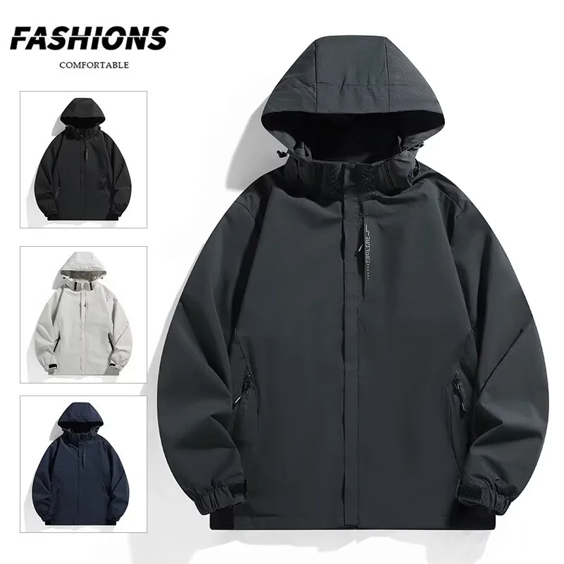 Men's Waterproof Rain Jacket Lightweight Outer Hooded Outdoor Raincoat Hiking Windproof Jacket Climbing Outdoor Jackets
Men's Waterproof Rain Jacket Lightweight Outer Hooded Outdoor Raincoat Hiking Windproof Jacket Climbing Outdoor Jackets