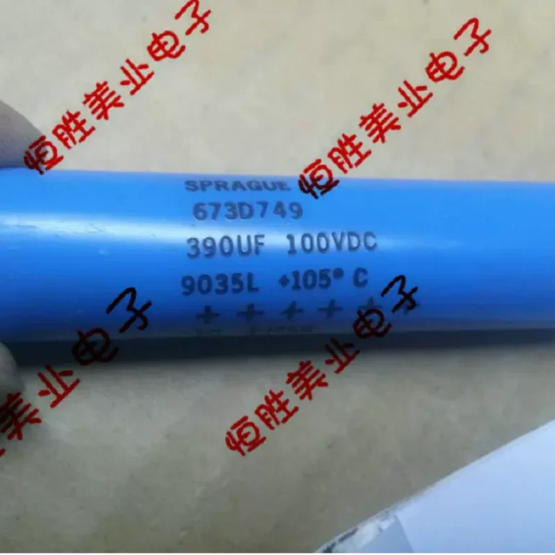 Brand new genuine American SPRAGUE Sibi aluminum electrolytic capacitor 100V390UF 20X95 old model red head
Brand new genuine American SPRAGUE Sibi aluminum electrolytic capacitor 100V390UF 20X95 old model red head