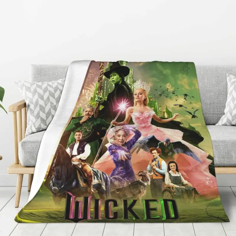 Custom Wickeds Musical Movie Blanket Warm Fleece Soft Flannel Throw Blankets for Bedding Couch Office Autumn
Custom Wickeds Musical Movie Blanket Warm Fleece Soft Flannel Throw Blankets for Bedding Couch Office Autumn