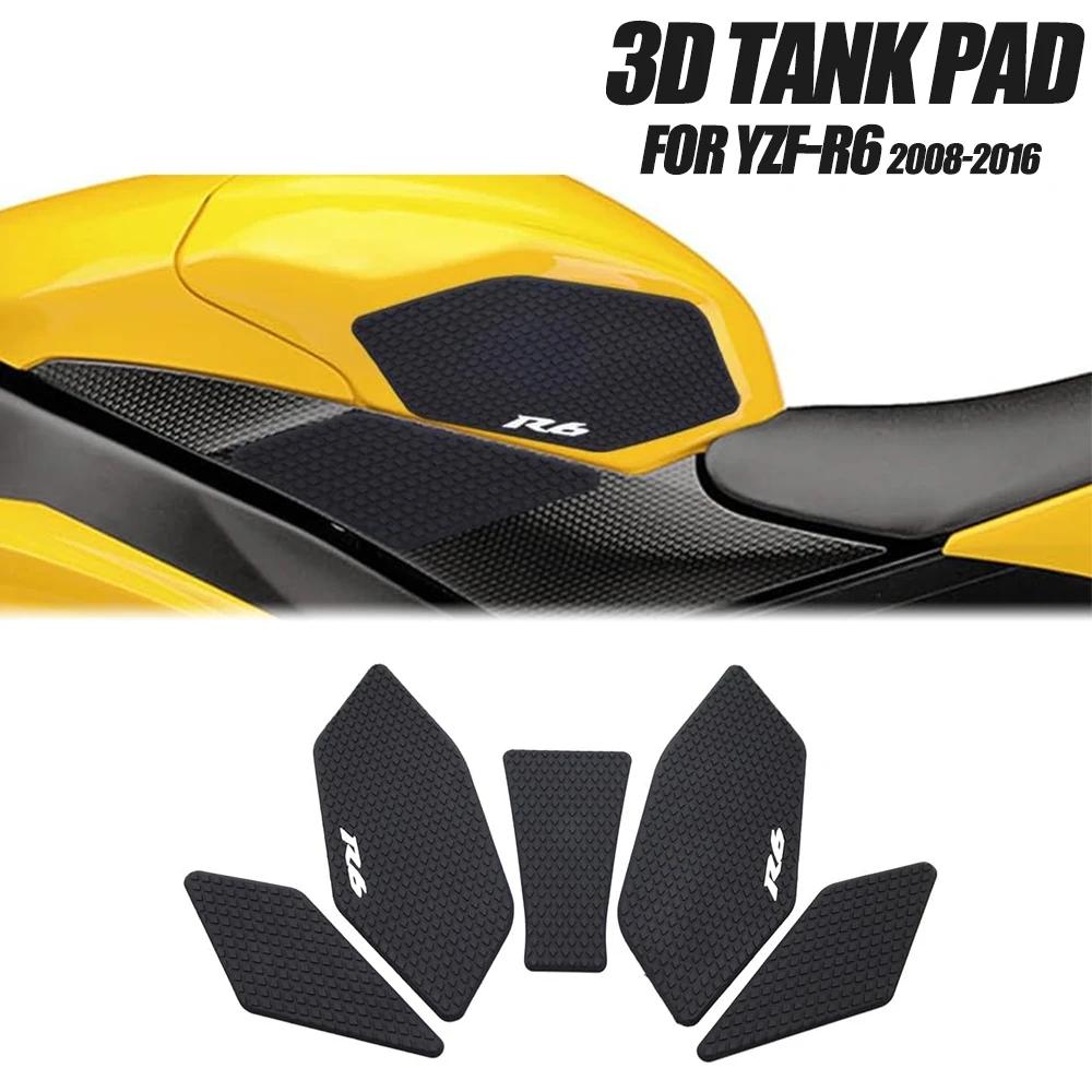 For YZFR6 YZF R6 YZF-R6 2008-2016 Fuel tank traction pad fuel tank sticker motorcycle fuel tank pad anti-slip accessories
For YZFR6 YZF R6 YZF-R6 2008-2016 Fuel tank traction pad fuel tank sticker motorcycle fuel tank pad anti-slip accessories