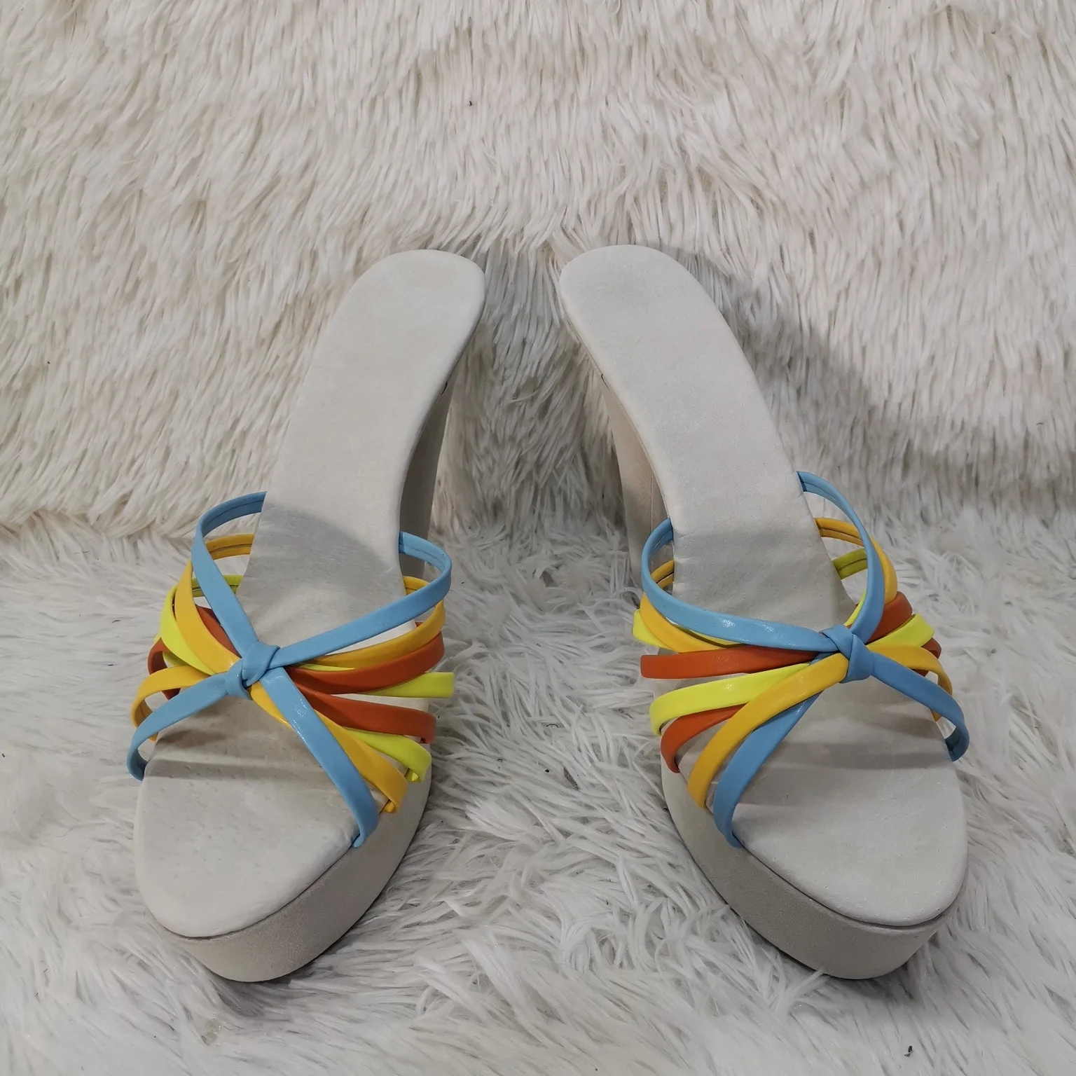 Mixed Color Slip On Hollow Sandals Thin High Heel Peep Toe Fashion Sexy 2024 Summer Big Size Woman Shoes Zapatillas Mujer
Mixed Color Slip On Hollow Sandals Thin High Heel Peep Toe Fashion Sexy 2024 Summer Big Size Woman Shoes Zapatillas Mujer