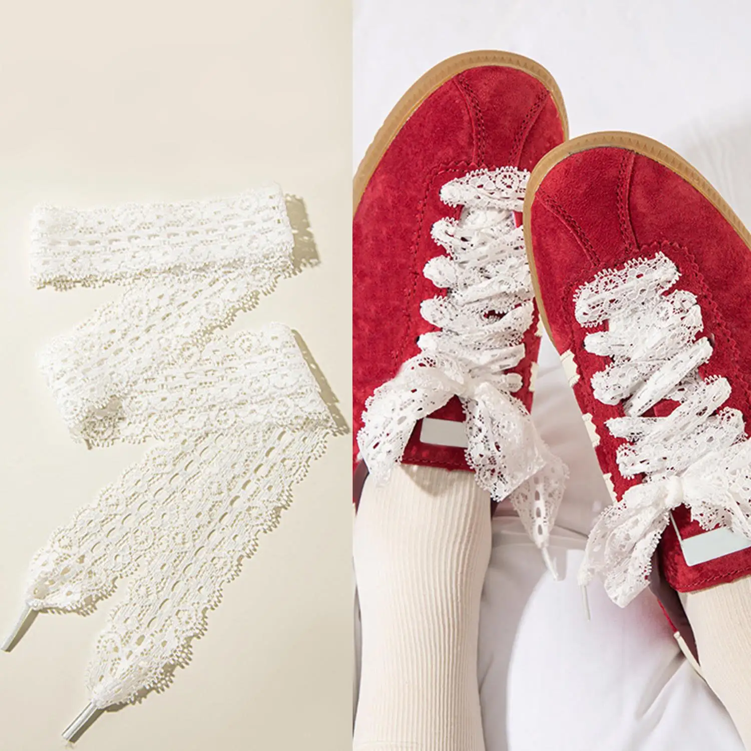 120/160cm Lace Shoe Laces For Women Casual 2.9CM Width Flat Shoelace For Sneakers Black White Hollow Out Shoestring Accessorices
120/160cm Lace Shoe Laces For Women Casual 2.9CM Width Flat Shoelace For Sneakers Black White Hollow Out Shoestring Accessorices