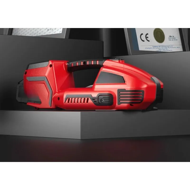 Portable charging plastic steel belt automatic hot melt tightening strapping machine
Portable charging plastic steel belt automatic hot melt tightening strapping machine