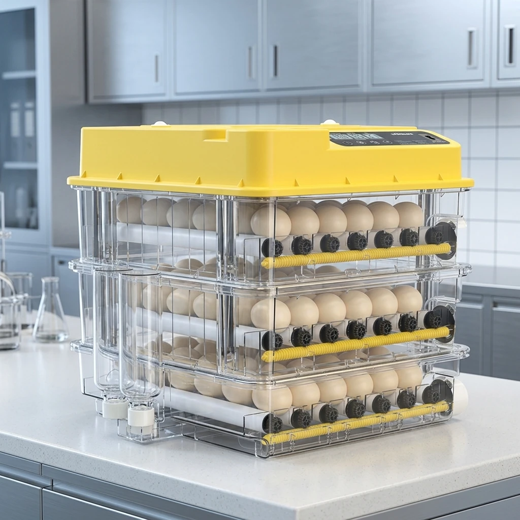 WONEGG 98 Egg Incubator, Intelligent Mini Fully Automatic High Efficient Roller Tray Hatching Machine
WONEGG 98 Egg Incubator, Intelligent Mini Fully Automatic High Efficient Roller Tray Hatching Machine