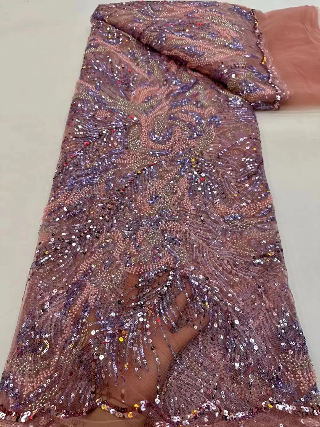 Luxury African Sequins Beaded Lace Fabric 2024 High Quality Groom Nigerian Wedding Bridal Embroidery French Tulle Sewing
Luxury African Sequins Beaded Lace Fabric 2024 High Quality Groom Nigerian Wedding Bridal Embroidery French Tulle Sewing