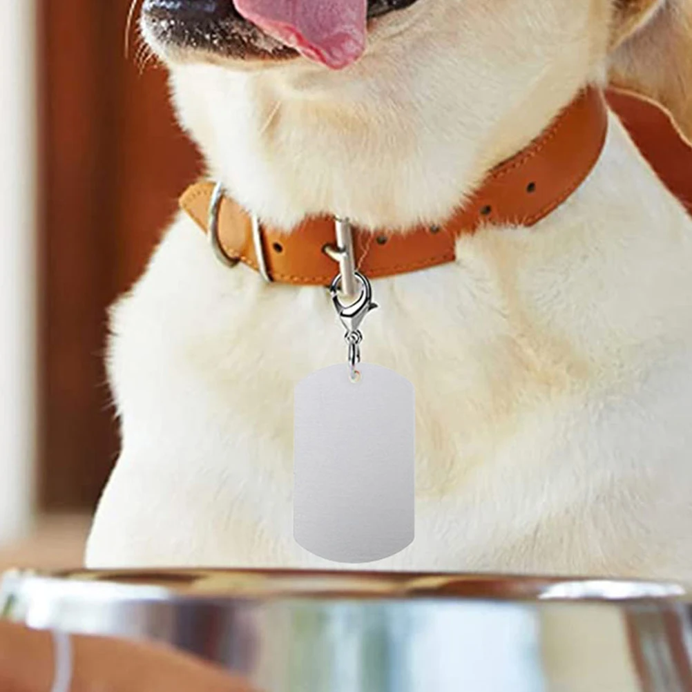 12pcs Aluminum Tags Blank Sturdy Metal Blanks for Engraving Reusable Collar Identification Pet Supplies
12pcs Aluminum Tags Blank Sturdy Metal Blanks for Engraving Reusable Collar Identification Pet Supplies