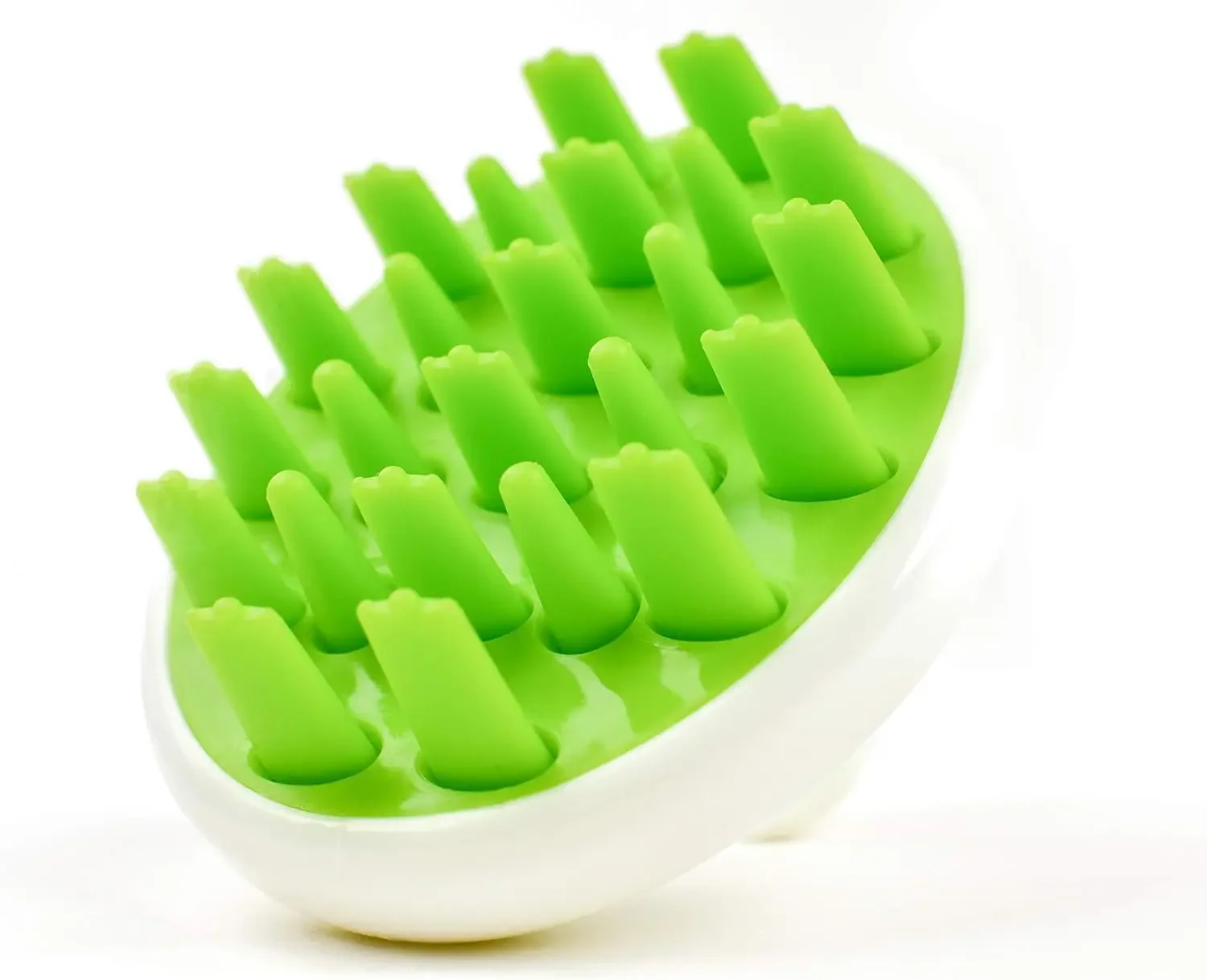 Green Silicone Hair Brush with Dual Bristles for Scalp Care, Dandruff Removal, and Hair Growth – Exfoliating Shampoo Tool
Green Silicone Hair Brush with Dual Bristles for Scalp Care, Dandruff Removal, and Hair Growth – Exfoliating Shampoo Tool