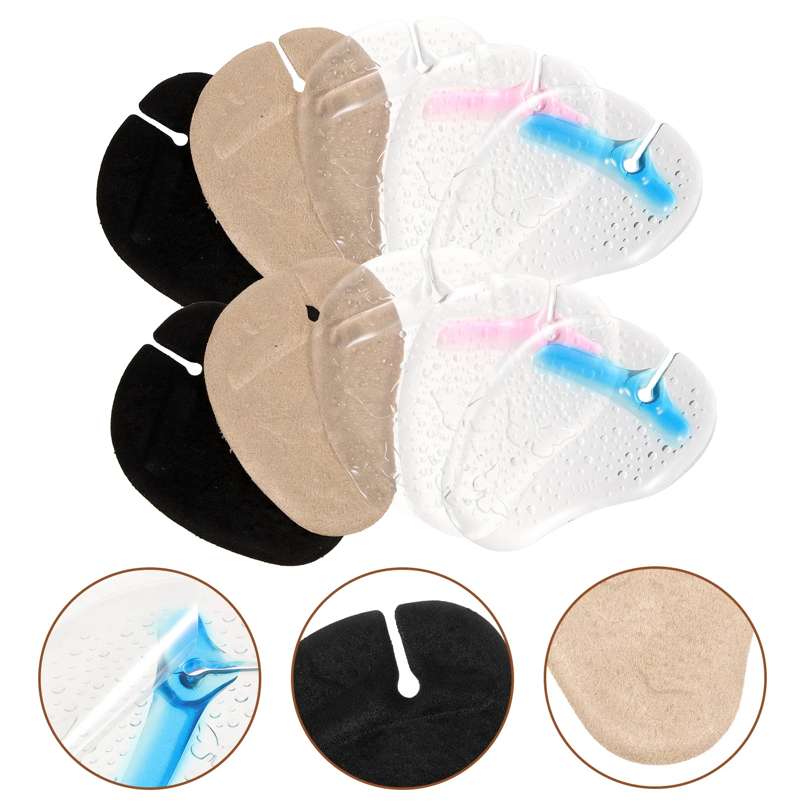 5Pairs Thong Sandals Forefoot Pads Premium Metatarsal Cushions Stay in Place No Residue Foot Pain Relief Ball of Foot Pads
5Pairs Thong Sandals Forefoot Pads Premium Metatarsal Cushions Stay in Place No Residue Foot Pain Relief Ball of Foot Pads