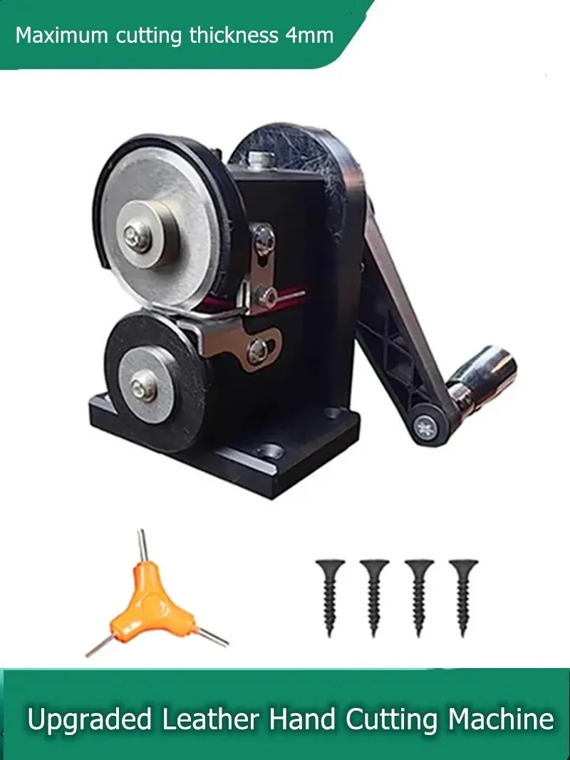 Усовершенствованный станок для резки ремней для сумок из натуральной кожи ручной работы, станок для разделения и обрезки кожи для самостоятельного изготовления, максимальная толщина до 4 мм
Усовершенствованный станок для резки ремней для сумок из натуральной кожи ручной работы, станок для разделения и обрезки кожи для самостоятельного изготовления, максимальная толщина до 4 мм