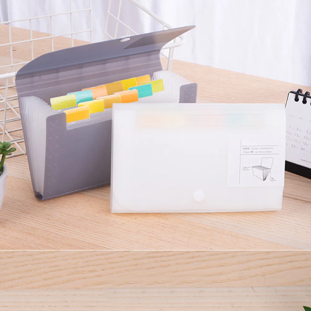2Pcs File Folder Plastic A6 Size Portable Lightweight Accordion Organizer 13 Grid Document Storage for Students Office School
2Pcs File Folder Plastic A6 Size Portable Lightweight Accordion Organizer 13 Grid Document Storage for Students Office School