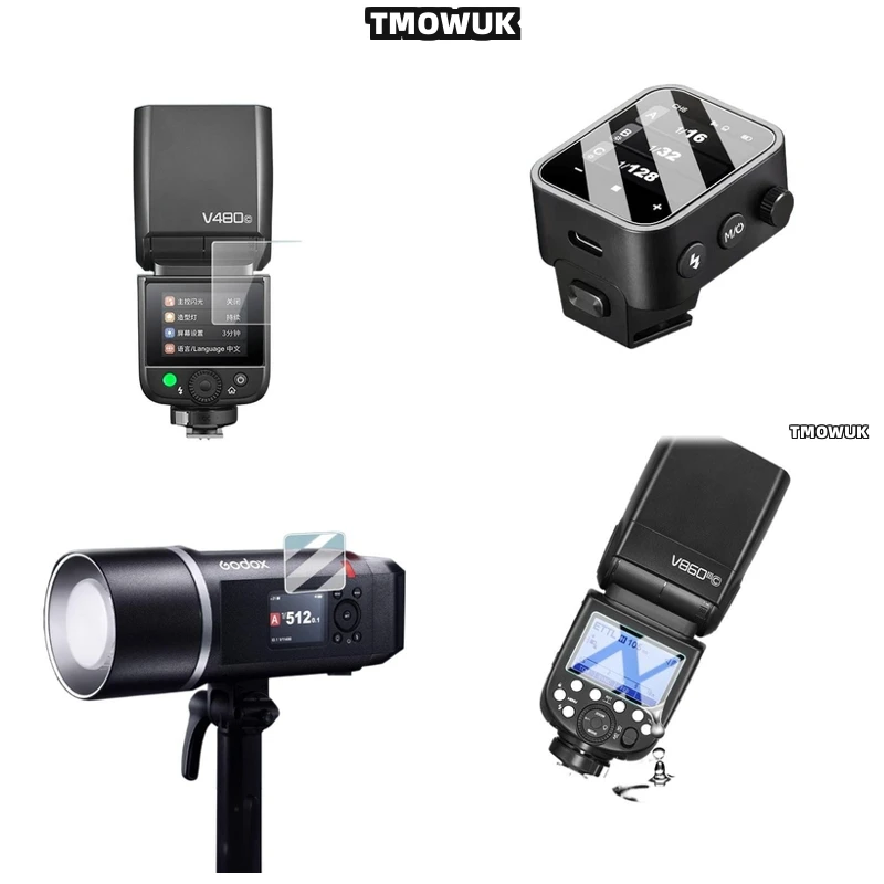 For Godox X3 V100 V1 Pro AD600BM V860 III V850 III TT685 II V480 - High - Definition Tempered Glass Cover Film For Flash Light
For Godox X3 V100 V1 Pro AD600BM V860 III V850 III TT685 II V480 - High - Definition Tempered Glass Cover Film For Flash Light