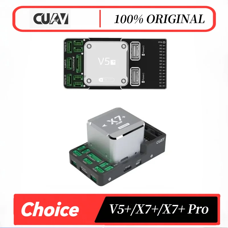 CUAV V5+/X7+/X7+ Pro Flight Controller Open Source Autopilot for Multirotor & UAV PX4/ArduPilot Compatible
CUAV V5+/X7+/X7+ Pro Flight Controller Open Source Autopilot for Multirotor & UAV PX4/ArduPilot Compatible