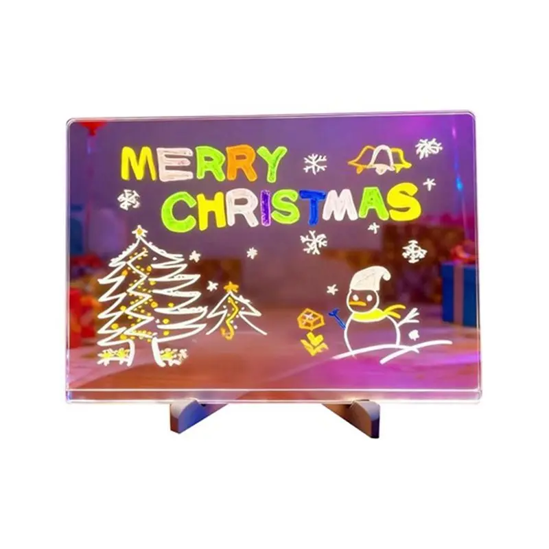 A60zadjustable Stand With 7 Pen Note Board Lighted Glowing Acrylic Message Marker Board,With Colorsmay
A60zadjustable Stand With 7 Pen Note Board Lighted Glowing Acrylic Message Marker Board,With Colorsmay