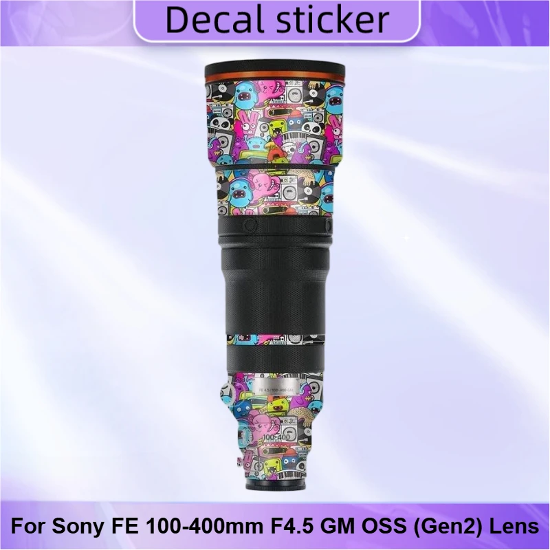 For New Sony FE 100-400mm F4.5 GM OSS Lens Sticker for Sony 100 400 Lens Sticker SEL100400MC Skin 100-400 Wrap 100400 Skin
For New Sony FE 100-400mm F4.5 GM OSS Lens Sticker for Sony 100 400 Lens Sticker SEL100400MC Skin 100-400 Wrap 100400 Skin