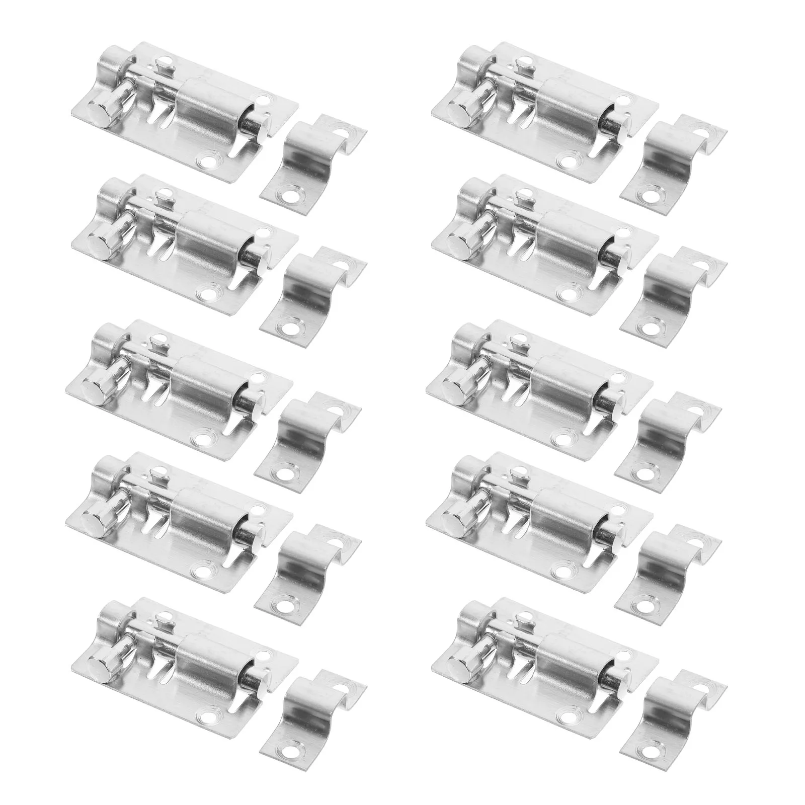 10 Pcs Stainless Steel Pin Door Latches Lock Bolt Cabinet Barrel 304 Bolts for inside Baby
10 Pcs Stainless Steel Pin Door Latches Lock Bolt Cabinet Barrel 304 Bolts for inside Baby
