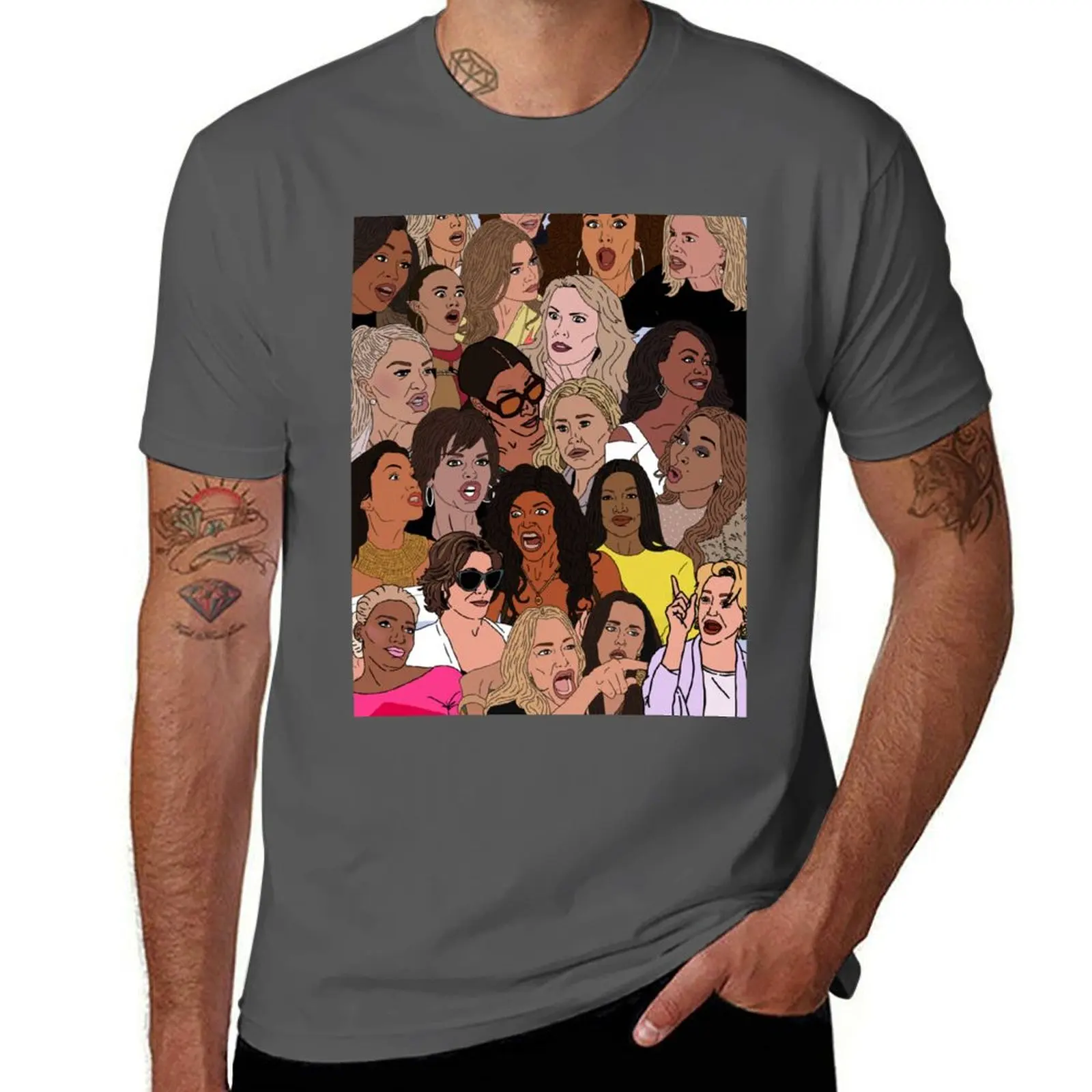 RHOBH RHOP The Real TV of... Bravo Housewives RHONY RHOA T-Shirt Plus Size Loose Fit T-Shirt
RHOBH RHOP The Real TV of... Bravo Housewives RHONY RHOA T-Shirt Plus Size Loose Fit T-Shirt