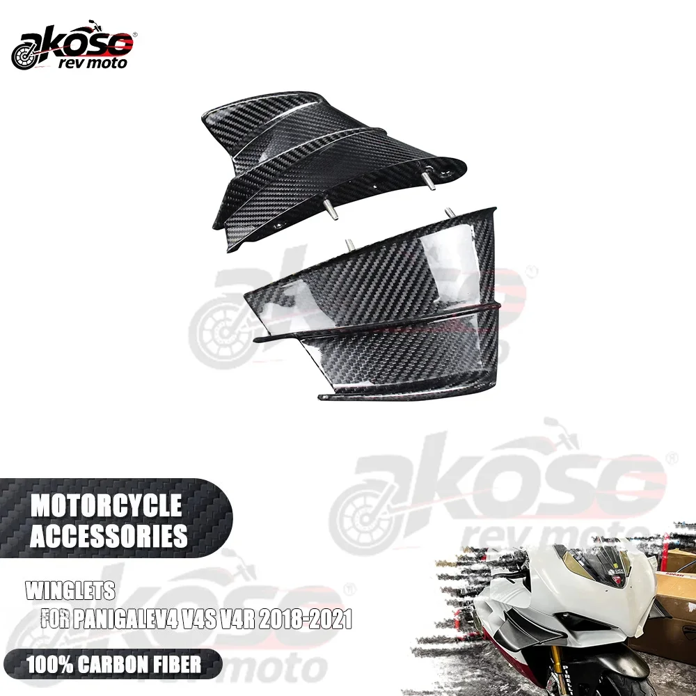 Обтекатель мотоцикла из чистого углеродного волокна 3K, спойлер, крылышки, детали для DUCATI Panigale V4 V4S Streetfighter V4R 2018-2021
Обтекатель мотоцикла из чистого углеродного волокна 3K, спойлер, крылышки, детали для DUCATI Panigale V4 V4S Streetfighter V4R 2018-2021