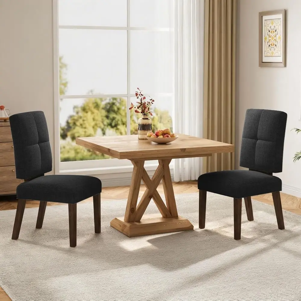 Set of 2 Wooden Dining Chairs with Cushioned Seats, Suitable for Kitchen, Living Room, and Restaurant, Easy Assembly
Set of 2 Wooden Dining Chairs with Cushioned Seats, Suitable for Kitchen, Living Room, and Restaurant, Easy Assembly