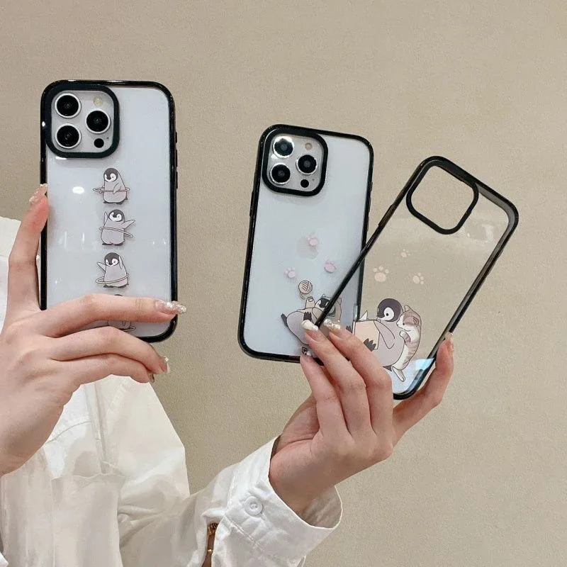 Transparent Cartoon Penguin 2.5 Acrylic Phone Case Cover for IPhone 12 13 14 15 16 Pro Max Case for IPhone 16 Pro Max
Transparent Cartoon Penguin 2.5 Acrylic Phone Case Cover for IPhone 12 13 14 15 16 Pro Max Case for IPhone 16 Pro Max
