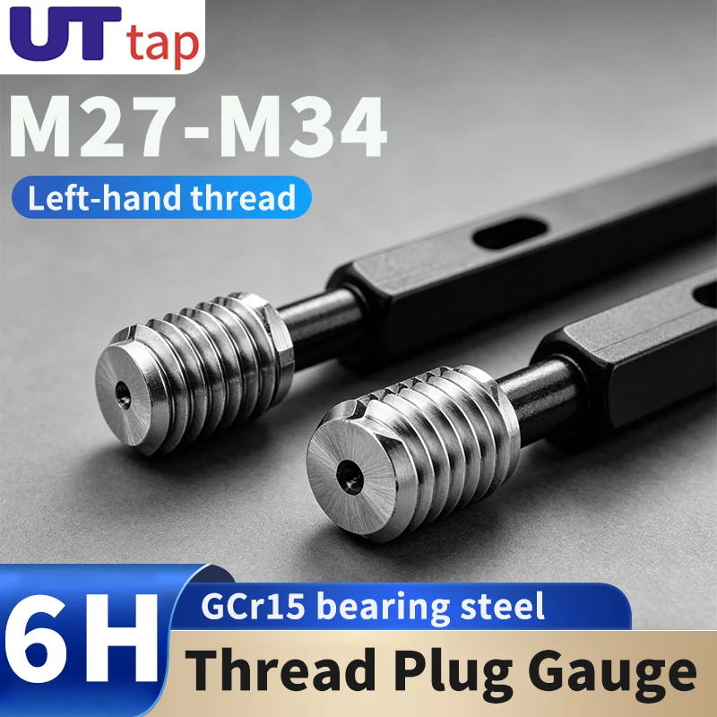 UT TAP 1PCS 6H Left Hand M27-M34 Steel Gauge Metric Fine Thread Plug Gauge High Quality wholesale X3.5/3.0/2.0/1.5/1.0/0.75/0.5
UT TAP 1PCS 6H Left Hand M27-M34 Steel Gauge Metric Fine Thread Plug Gauge High Quality wholesale X3.5/3.0/2.0/1.5/1.0/0.75/0.5