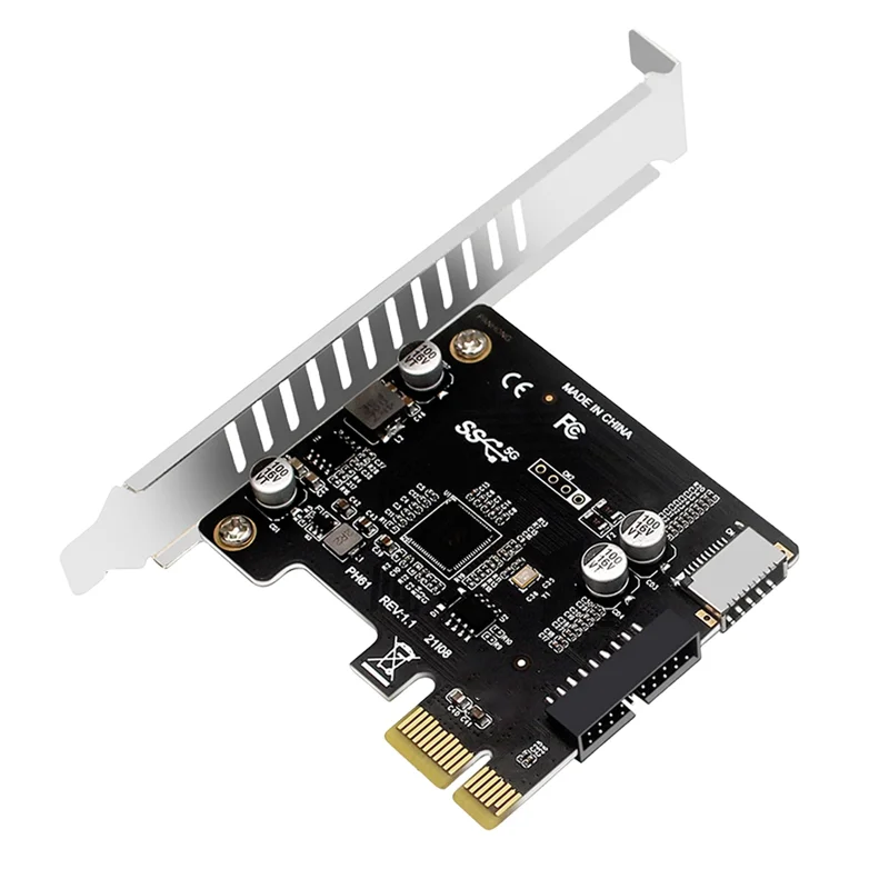 L52A-For PCI-E 19 Pin USB 3.0 Hub Splitter Extender Expansion Card For PCI-E To USB 3.0 Adapter For PC Laptop Extension Card
L52A-For PCI-E 19 Pin USB 3.0 Hub Splitter Extender Expansion Card For PCI-E To USB 3.0 Adapter For PC Laptop Extension Card