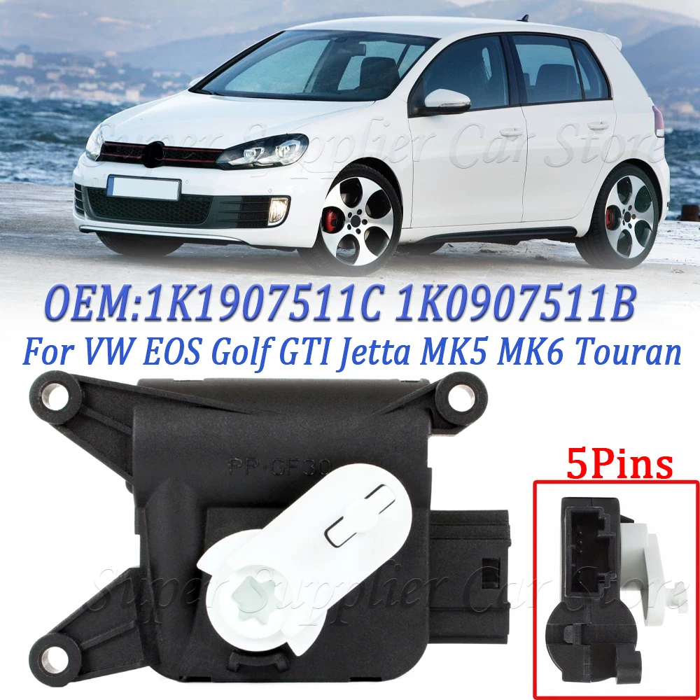 For Audi A3 Q3 TT For VW EOS Golf GTI Jetta MK5 MK6 Touran AC Heater Temperature Adjust Fuel Valve Servo Motor LHD 1K1907511C
For Audi A3 Q3 TT For VW EOS Golf GTI Jetta MK5 MK6 Touran AC Heater Temperature Adjust Fuel Valve Servo Motor LHD 1K1907511C