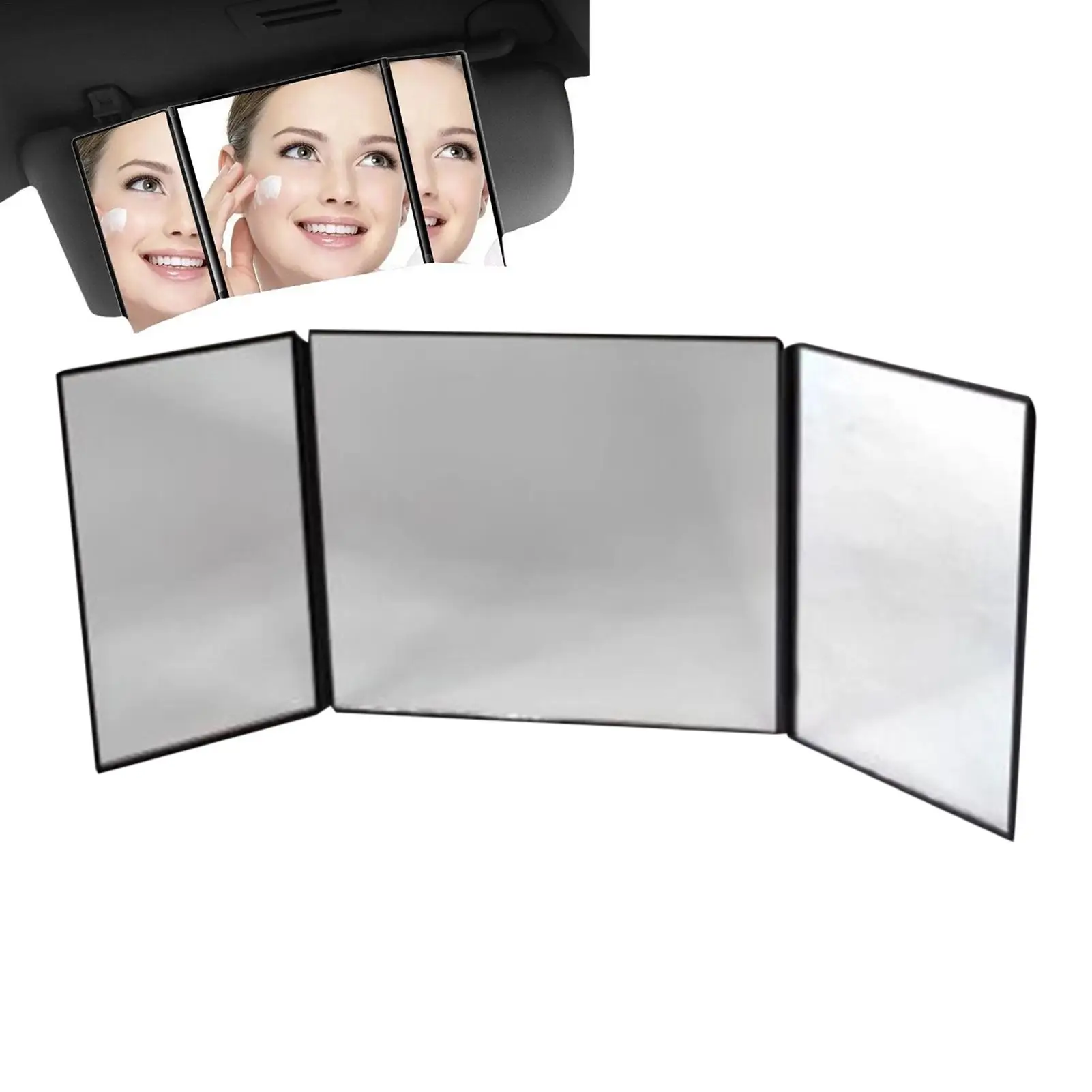 Sun Visor Mirror Trifold Makeup Mirror Folding Aesthetic Decor Vehicle Truck Makeup Accessory For Women Girls Automotive Truck
Sun Visor Mirror Trifold Makeup Mirror Folding Aesthetic Decor Vehicle Truck Makeup Accessory For Women Girls Automotive Truck