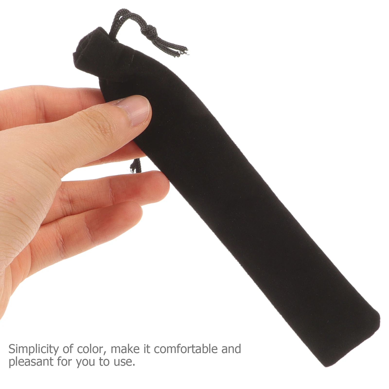 25Pcs Drawstring Pen Pouch Sleeve Holder Ecofriendly Material Durable Antideformation Cute Design School Office Black
25Pcs Drawstring Pen Pouch Sleeve Holder Ecofriendly Material Durable Antideformation Cute Design School Office Black