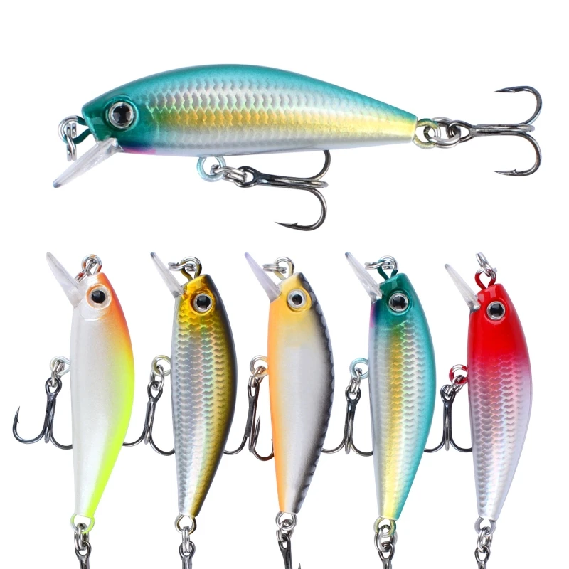 2.8g Micro Vibration Crankbait 4.5cm, Sinking Shaking Minnow Lure for All Water Layers, Ultra Light Lure for Panfish Trout
2.8g Micro Vibration Crankbait 4.5cm, Sinking Shaking Minnow Lure for All Water Layers, Ultra Light Lure for Panfish Trout
