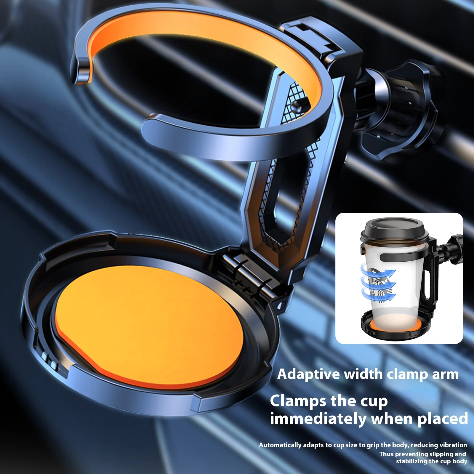 1pc Car Durable ABS Multifunctional Foldable Cup Holder and Ashtray-vent Mount for Coffee Design Bottles Mugs Accessories
1pc Car Durable ABS Multifunctional Foldable Cup Holder and Ashtray-vent Mount for Coffee Design Bottles Mugs Accessories