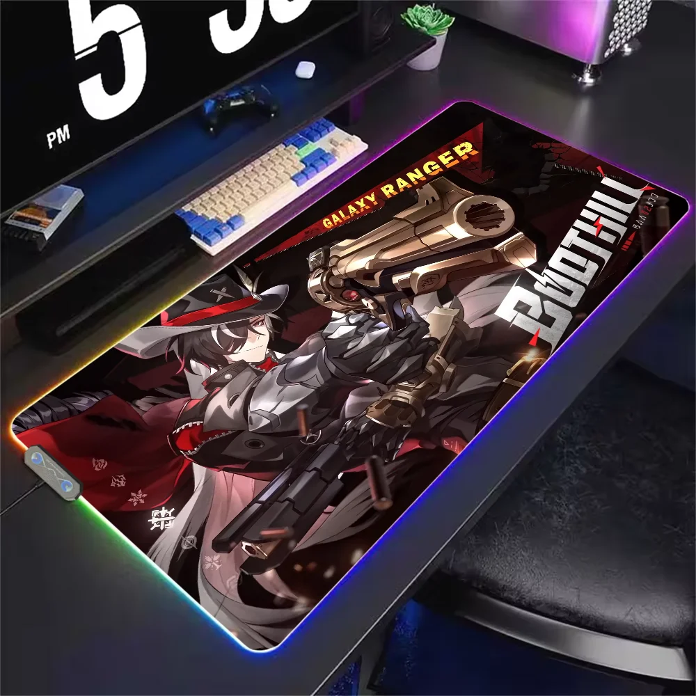 Game Honkai Star Rail Boothill S Mouse Pad RGB LED Light Non-Slip Rubber Base Waterproof Office PC Home Best Price Desk-Mat USB
Game Honkai Star Rail Boothill S Mouse Pad RGB LED Light Non-Slip Rubber Base Waterproof Office PC Home Best Price Desk-Mat USB