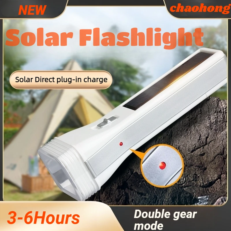 Solar Flashlight with Dual Charging (Solar/Plug-In) - Compact Light for Camping, Hiking & Emergency Kits
Solar Flashlight with Dual Charging (Solar/Plug-In) - Compact Light for Camping, Hiking & Emergency Kits