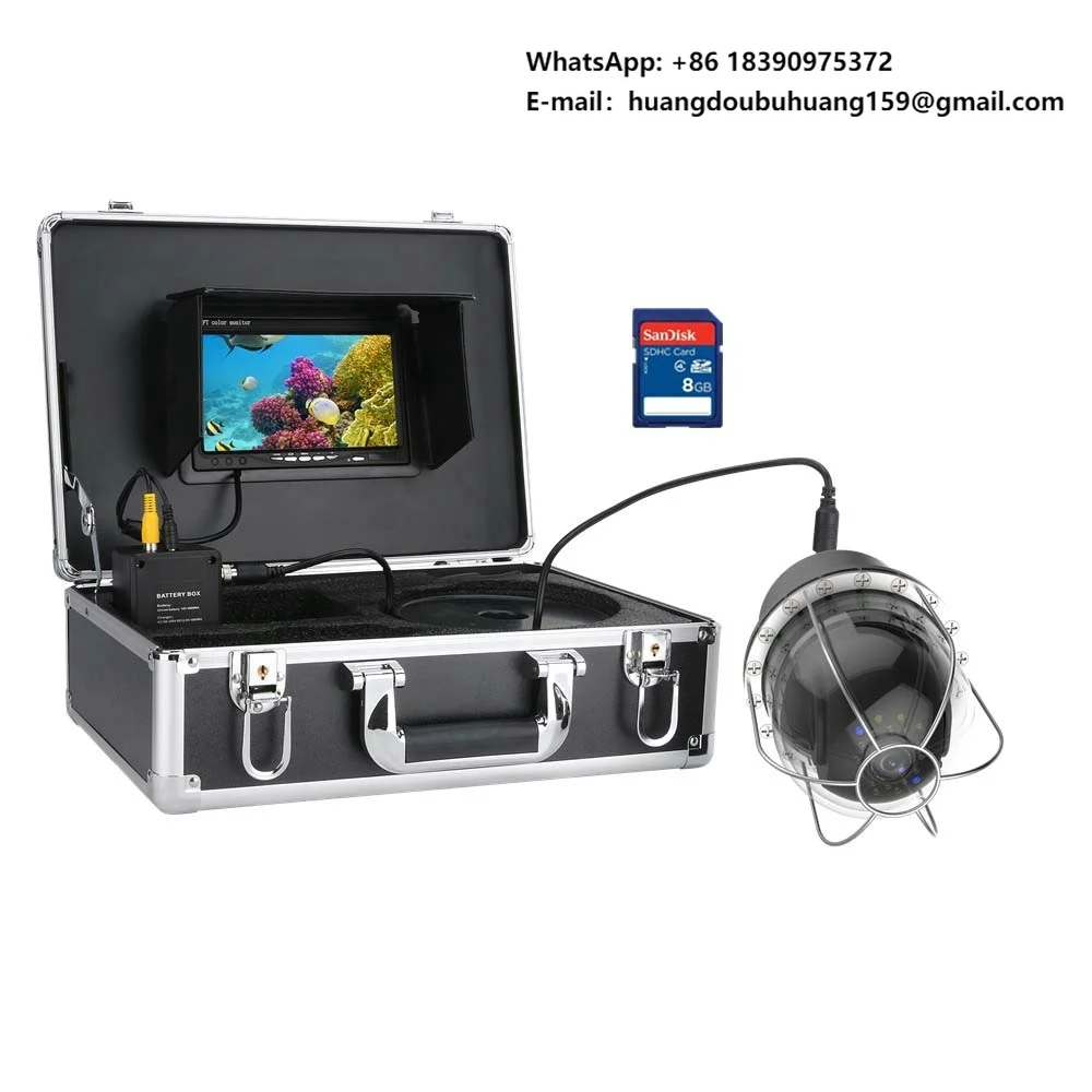 100M Cable 360 Degree Rotatable Underwater Fishing Cama 7 Inch DVR Underwater Fishing Video mera FiFinder
100M Cable 360 Degree Rotatable Underwater Fishing Cama 7 Inch DVR Underwater Fishing Video mera FiFinder