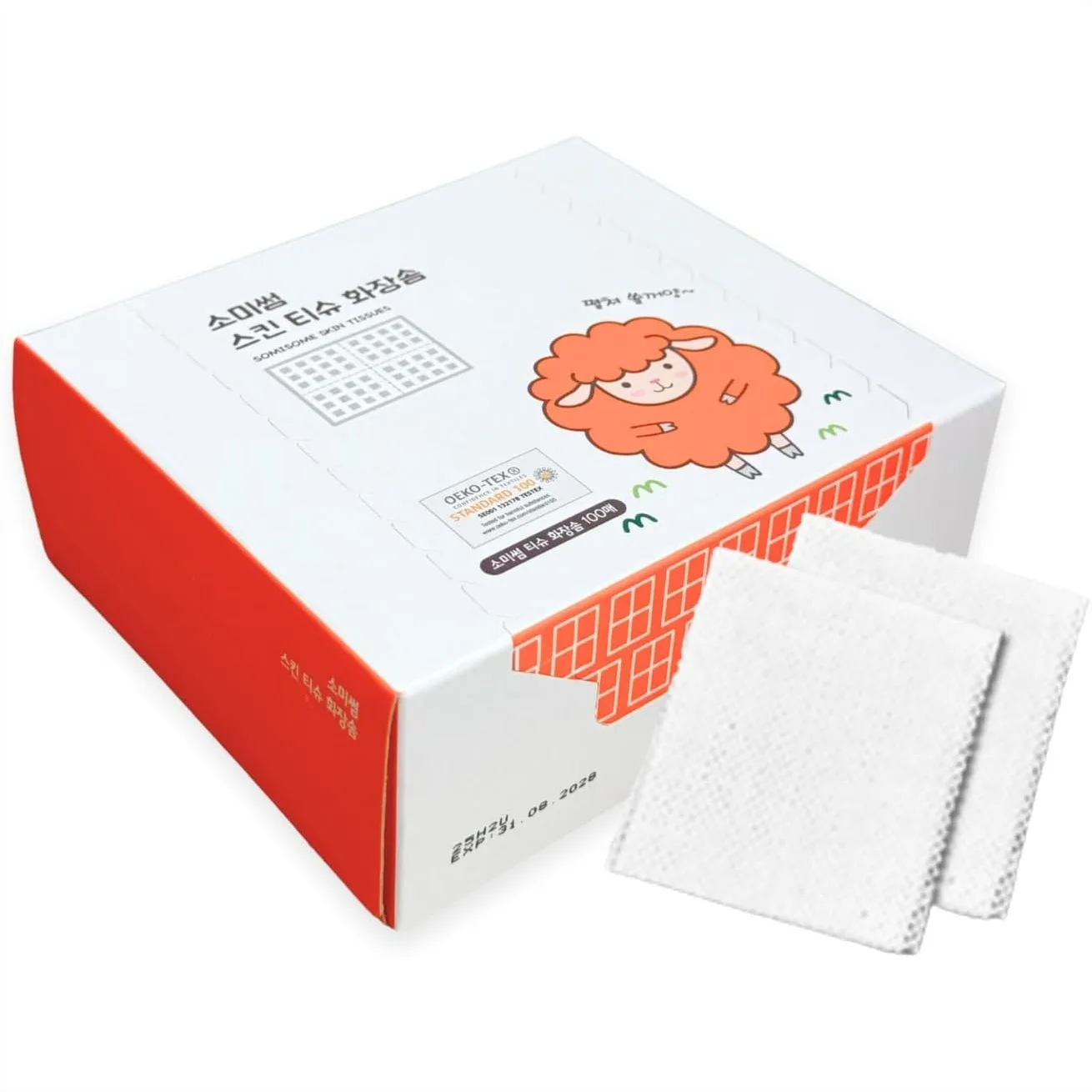100% Pure Cotton Tissue Pads for Makeup Removal & Skincare, Lint-Free Extra Large Pads, 100 Count
100% Pure Cotton Tissue Pads for Makeup Removal & Skincare, Lint-Free Extra Large Pads, 100 Count