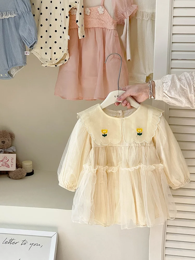 Новое поступление: Длинное шелковое платье-сетка для девочек, весна-осень, милый и модный дизайн, коллекция 2024
Новое поступление: Длинное шелковое платье-сетка для девочек, весна-осень, милый и модный дизайн, коллекция 2024