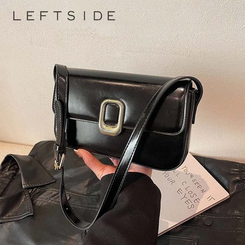 LEFTSIDE Small PU Leather Flap Square Shoulder Bag for Women 2024 Winter Trend Y2K Handbags and Purses Females Crossbody Bags
LEFTSIDE Small PU Leather Flap Square Shoulder Bag for Women 2024 Winter Trend Y2K Handbags and Purses Females Crossbody Bags