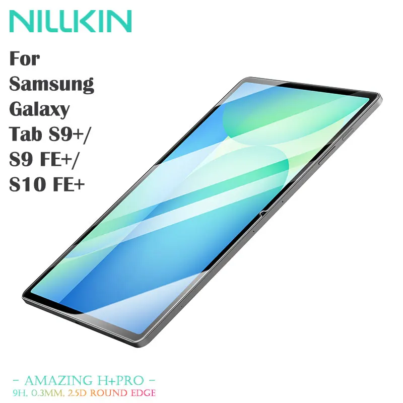 For Samsung Galaxy Tab S9+/S9 FE+/S10+, NILLKIN Anti-Fingerprint Screen Protector, 9H High-Alumina Glass, HD Oleophobic Coating
For Samsung Galaxy Tab S9+/S9 FE+/S10+, NILLKIN Anti-Fingerprint Screen Protector, 9H High-Alumina Glass, HD Oleophobic Coating