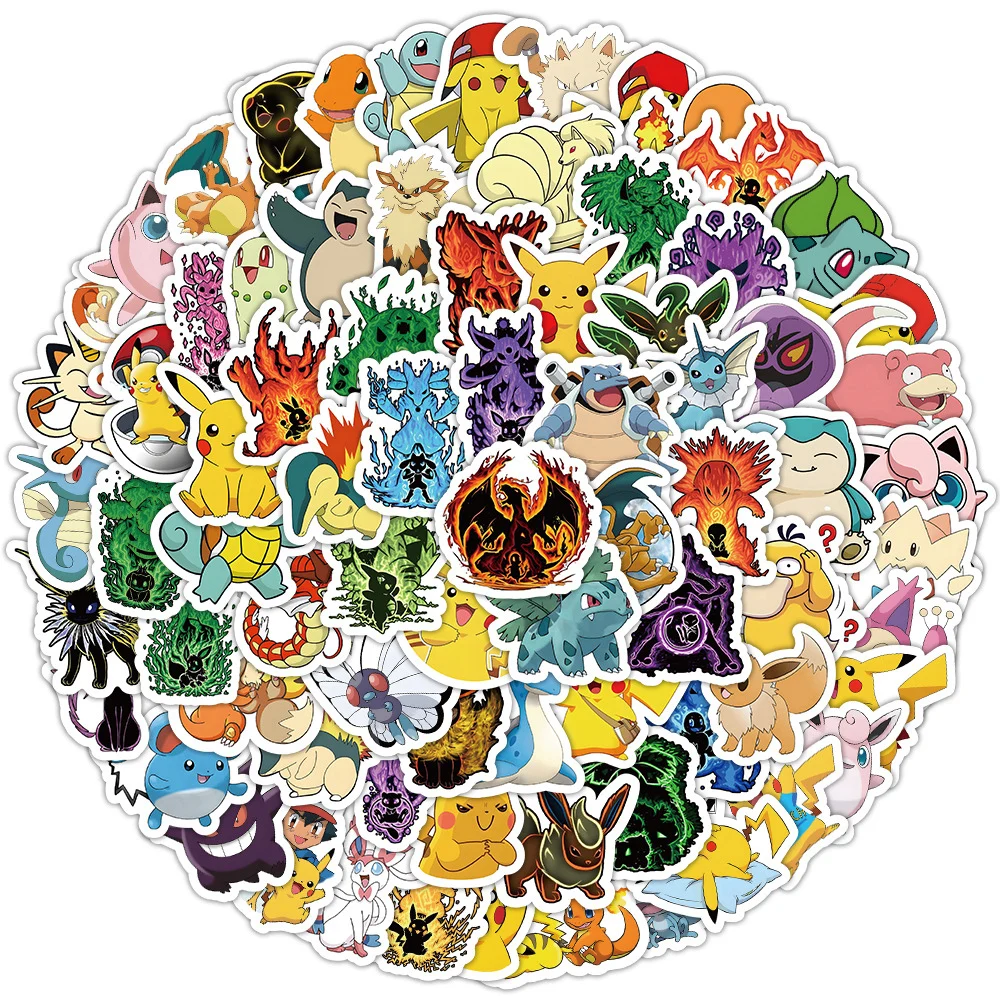 10/30/50/100pcs Cute Pokemon Cartoon Stickers DIY Graffiti Car Motorcycle Luggage Waterproof Kids Pikachu Anime Sticker Toys
10/30/50/100pcs Cute Pokemon Cartoon Stickers DIY Graffiti Car Motorcycle Luggage Waterproof Kids Pikachu Anime Sticker Toys