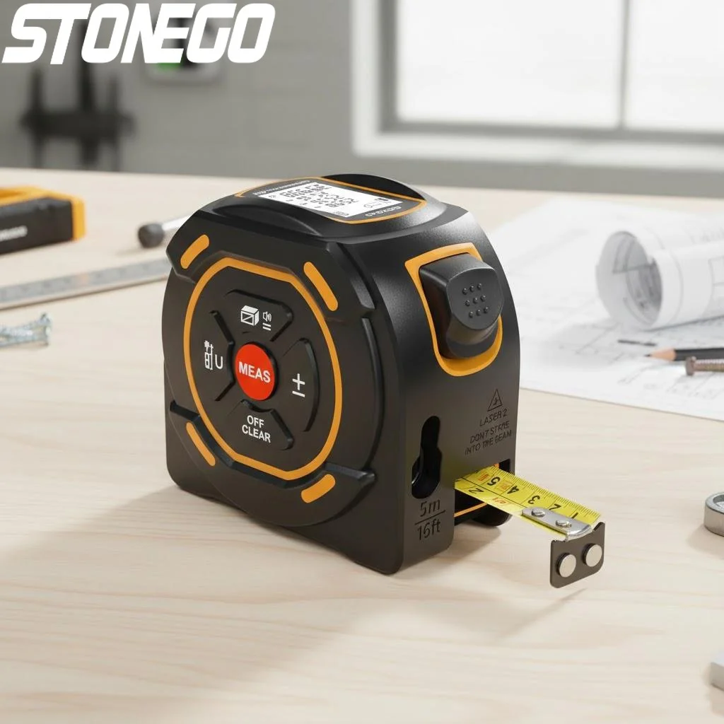 2 in 1 Digital Laser Tape Measure High Precision Rangefinder Steel Tape Measure 131 197ft 1PC
2 in 1 Digital Laser Tape Measure High Precision Rangefinder Steel Tape Measure 131 197ft 1PC