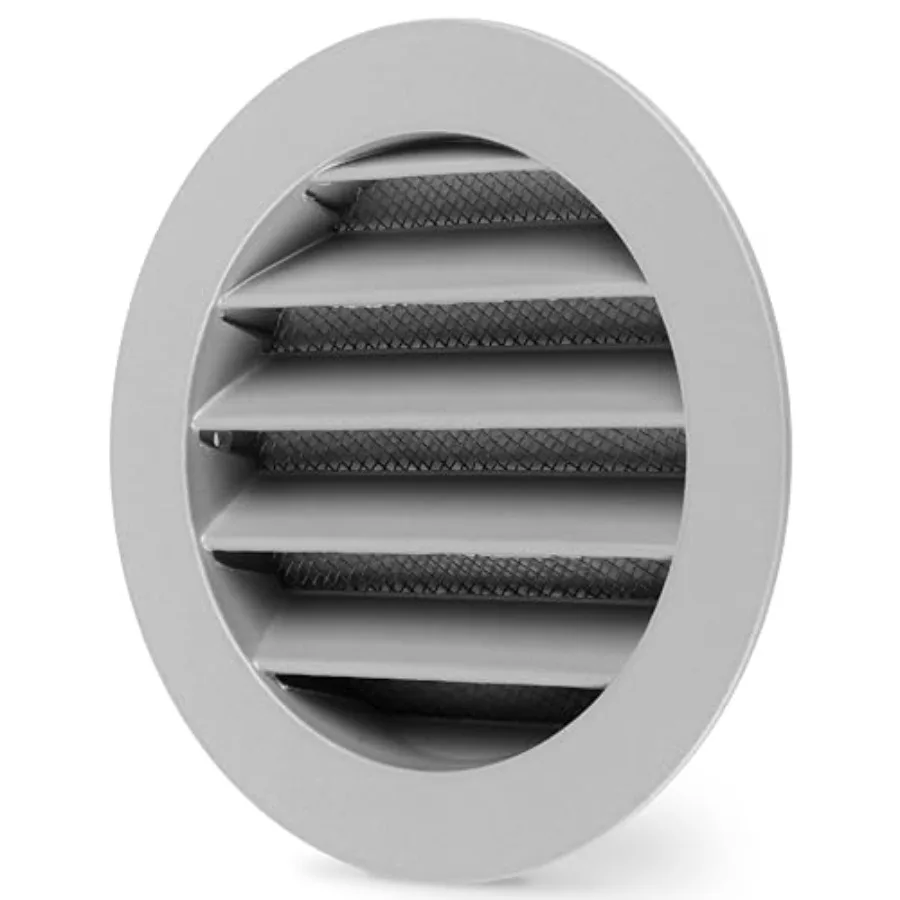 ® WGG 4" Inch G Round Metal Air Vent Grill Cover Flat Louver with Fly creen Fi Only with Metal Duc
® WGG 4" Inch G Round Metal Air Vent Grill Cover Flat Louver with Fly creen Fi Only with Metal Duc