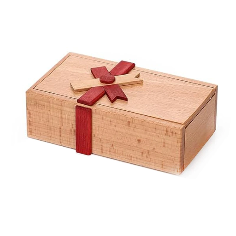 Wooden Brain Teaser Secret Opening Puzzle Boxes Hidden Compartments For Money Jewelry Birthday Valentine's Day Surprise Gifts
Wooden Brain Teaser Secret Opening Puzzle Boxes Hidden Compartments For Money Jewelry Birthday Valentine's Day Surprise Gifts