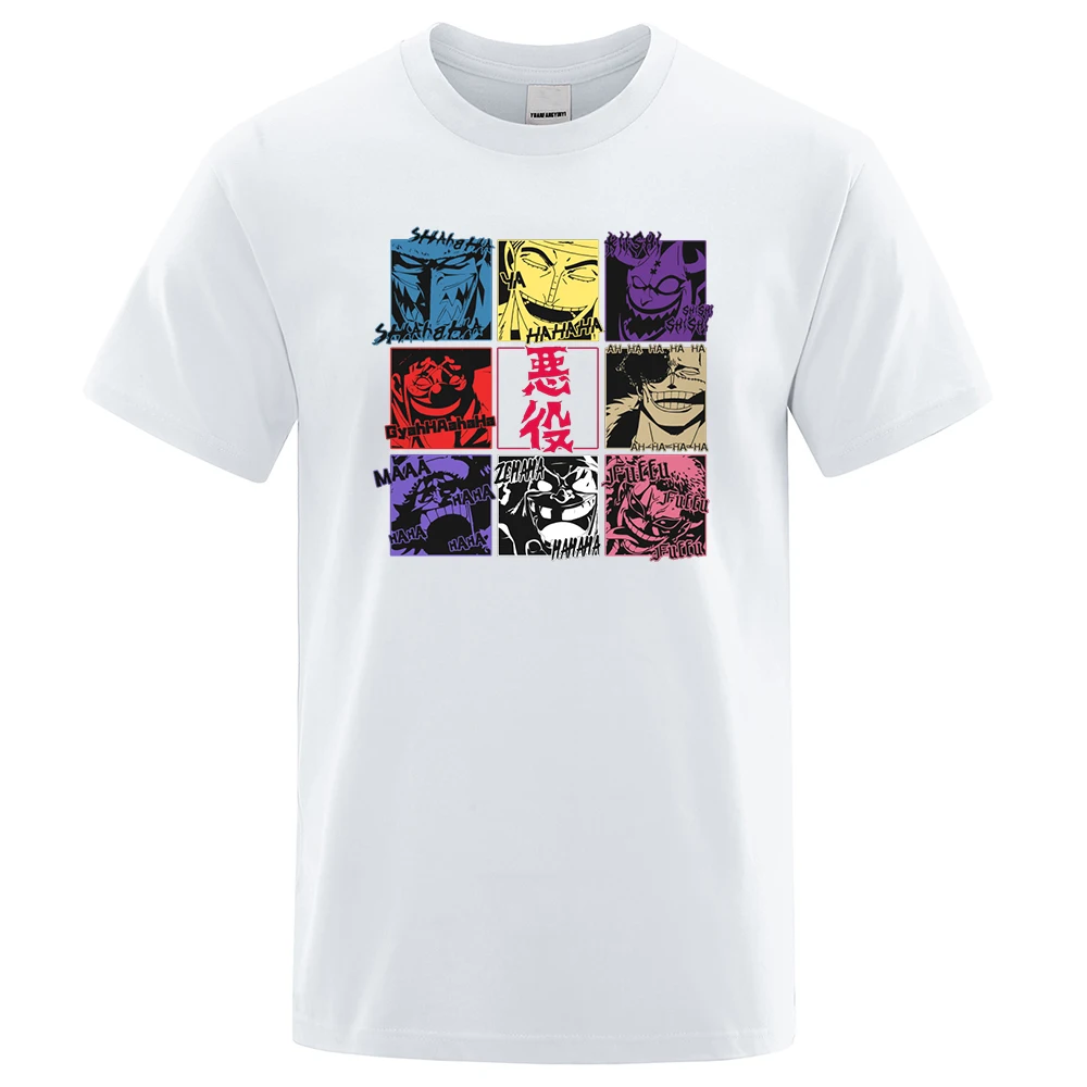 Villainous Laughter Straw Hat man Print T Shirts Creativity Crewneck Tshirt Loose Summer T-Shirts Fashion Casual Mens Clothes
Villainous Laughter Straw Hat man Print T Shirts Creativity Crewneck Tshirt Loose Summer T-Shirts Fashion Casual Mens Clothes