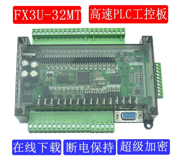 FX3U-32MT Industrial Control PLC Board with Shell - 6AD+2DA, 18IN/18OUT, High-Speed Counter, RS232/RS485/RTC/CAN, DC24V
FX3U-32MT Industrial Control PLC Board with Shell - 6AD+2DA, 18IN/18OUT, High-Speed Counter, RS232/RS485/RTC/CAN, DC24V