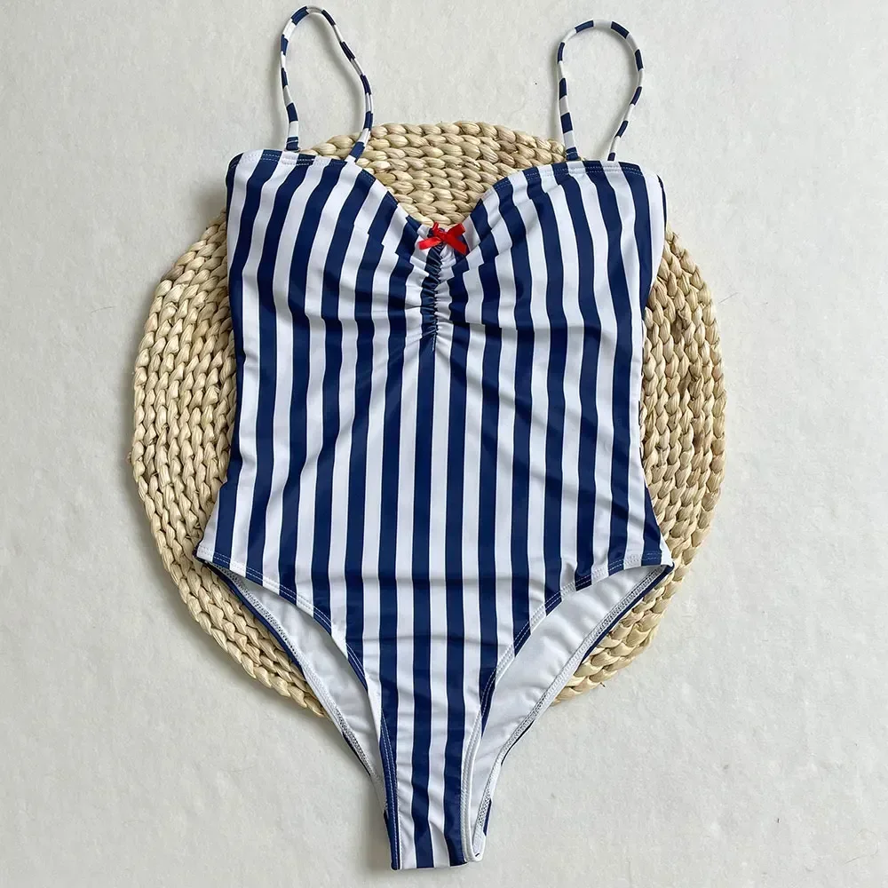 On Vacation Swimsuit Women New One-Piece Bathing Summer Suit Sexy Bikini Suit Halter Female Striped Slimming Bikini Beach Suit
On Vacation Swimsuit Women New One-Piece Bathing Summer Suit Sexy Bikini Suit Halter Female Striped Slimming Bikini Beach Suit