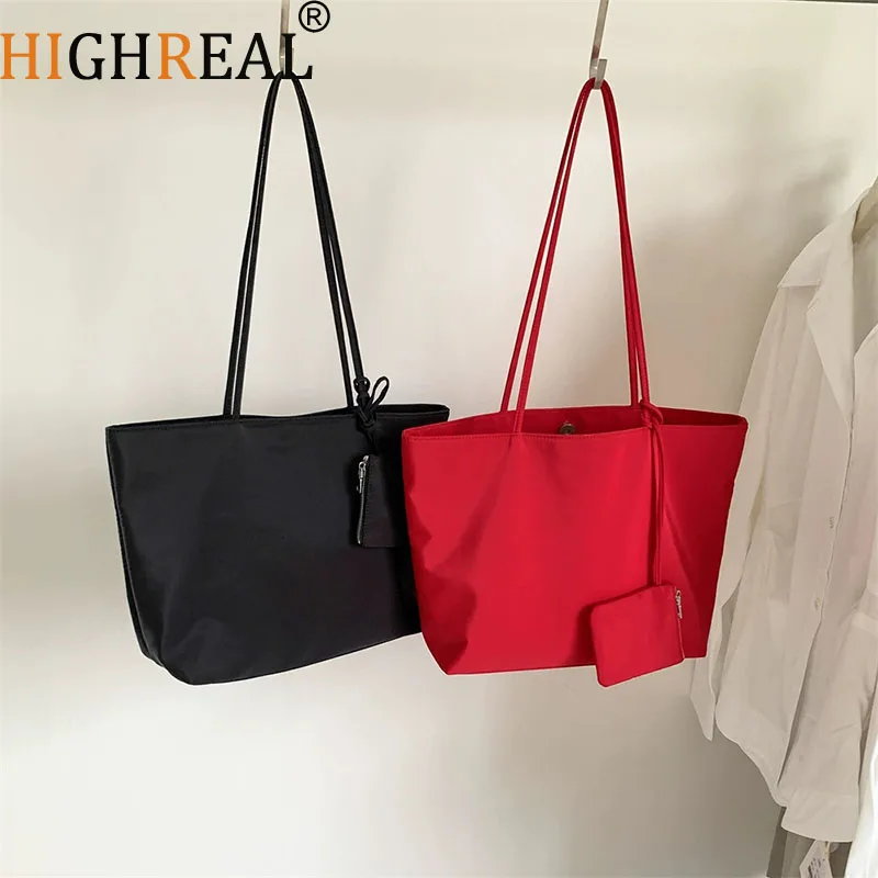 Casual Nylon Tote Women Shoulder Bag Large Capacity Bucket Bag NEW Shopper Purses and Handbags Designer Composite Bags for Women
Casual Nylon Tote Women Shoulder Bag Large Capacity Bucket Bag NEW Shopper Purses and Handbags Designer Composite Bags for Women